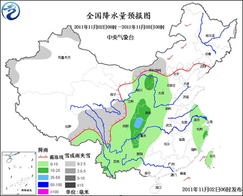 我國華西地區(qū)多陰雨 北方冷空氣活動頻繁