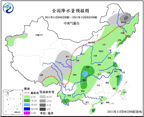 我國雨水范圍今明天將繼續(xù)向東伸展