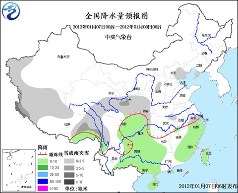 南方陰雨眷戀 江淮等地雨雪漸增