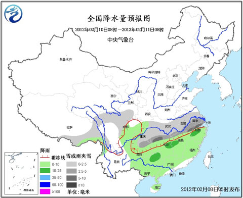 冷空氣影響趨于結(jié)束 北方回溫 南方多雨雪