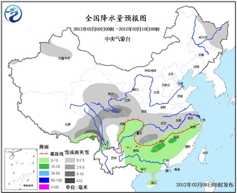 冷空氣影響趨于結(jié)束 北方回溫 南方多雨雪