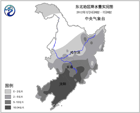 南方陰雨揮之不散 東北強降雪趨于結(jié)束