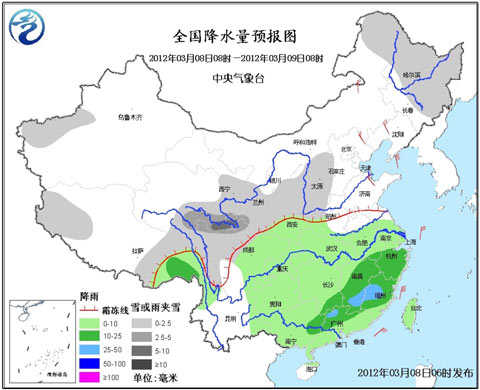 南方大部陰雨揮之不散 東北強降雪趨于結(jié)束