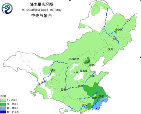 未來幾天北方仍有雨雪 有利冬小麥生長