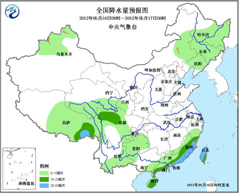 南方強(qiáng)降雨繼續(xù)減弱 東北多陣性降水利春播