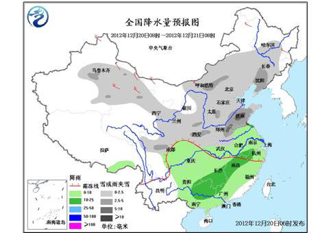 我國(guó)中東部地區(qū)將有大范圍雨雪天氣