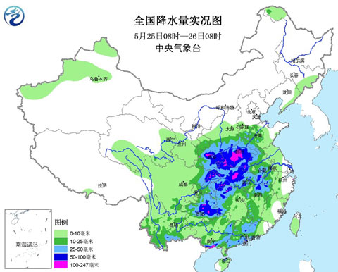 今年最大范圍強(qiáng)降雨來(lái)襲 多地日雨量突破極值