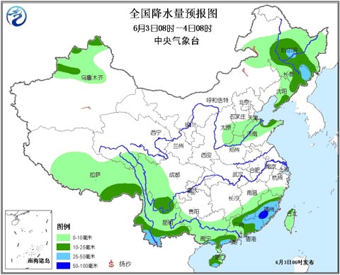 福建云南等局地仍有暴雨 東北地區(qū)多短時強對流