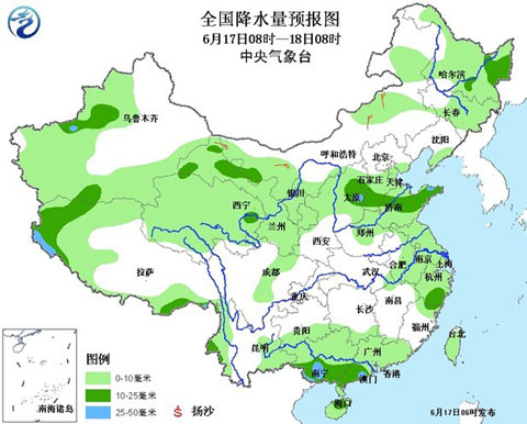 北方地區(qū)多降水天氣 江南江漢等地高溫盛行