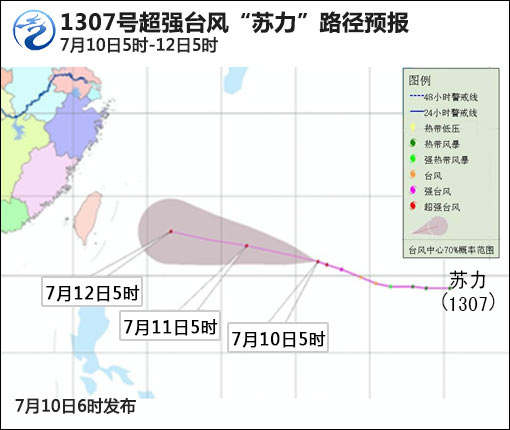 07月10日：氣象服務(wù)公報