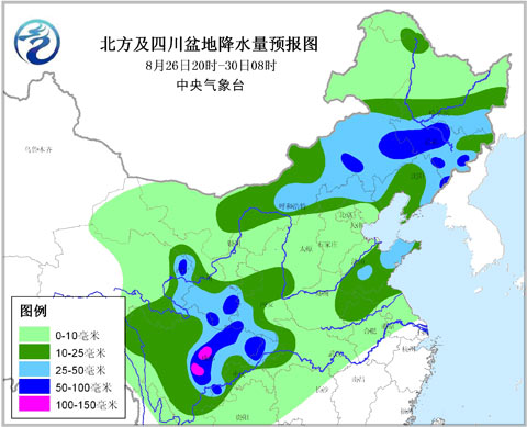 未來(lái)三天東北雨勢(shì)較強(qiáng) 需加強(qiáng)防范洪澇災(zāi)害