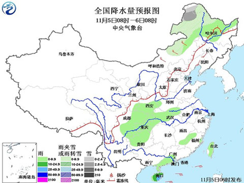 東北內(nèi)蒙古地區(qū)有風(fēng)雨雪 海南局地暴雨來(lái)襲