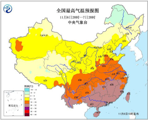 冷空氣接踵而至 內(nèi)蒙古東北猛烈降溫迎“立冬”