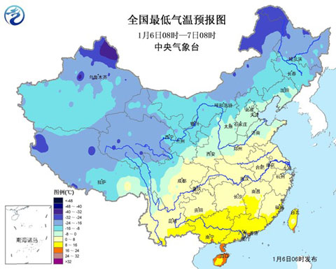 中東部大范圍雨雪發(fā)威 局地降溫可達12～14℃