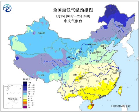 北方多冷空氣影響 南方部分氣溫偏高8-12℃