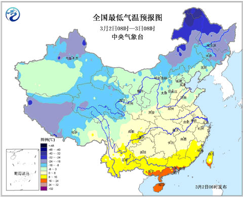 未來三天南方雨水綿綿 明起冷空氣影響北方