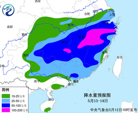 本周兩輪強(qiáng)降雨連襲南方 北方短暫回暖再降溫