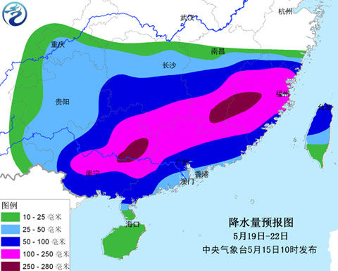 南方今夜起再迎較強(qiáng)降雨 北方氣溫持續(xù)回升