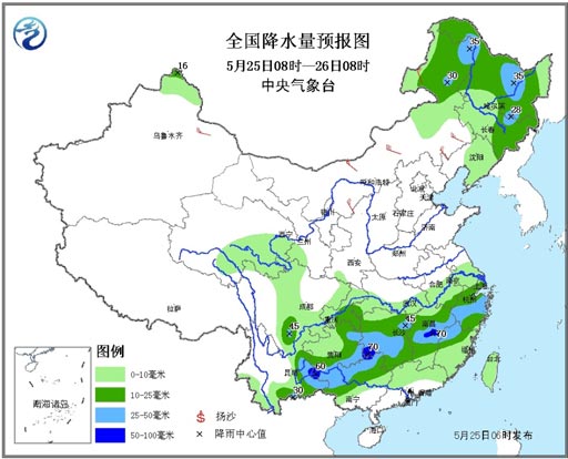 華北黃淮晴熱天氣再現(xiàn) 江南江淮較強(qiáng)降雨持續(xù)