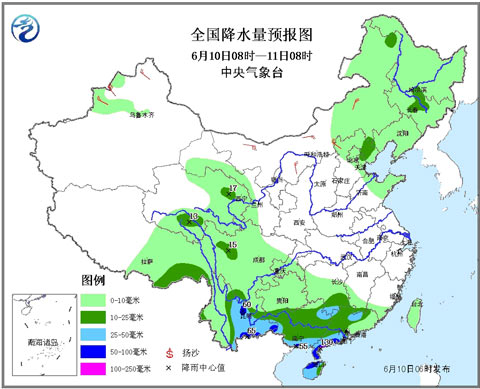 華北東北入雷暴高發(fā)期 云南久旱逢甘露