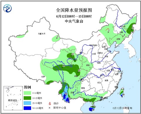 云南四川局地有暴雨 西北等地雨水增多 