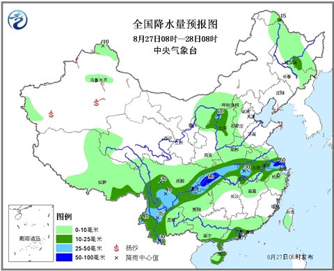 川渝等有暴雨 南方暑熱北方早晚涼