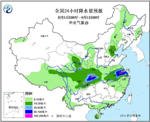 未來(lái)三天四川盆地至江淮有強(qiáng)降雨