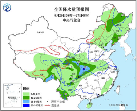 四川盆地到黃淮江淮將有大到暴雨