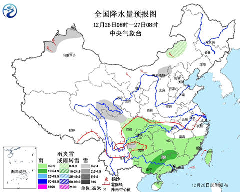 南方大部有小雨 華北黃淮霾加重