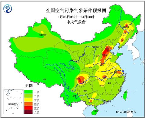 中東部迎大范圍雨雪 華北黃淮有霧霾