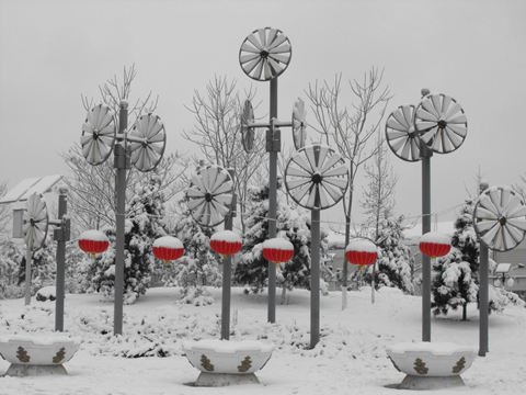 “雪打燈”，資料圖。（圖片來源于百度搜索）