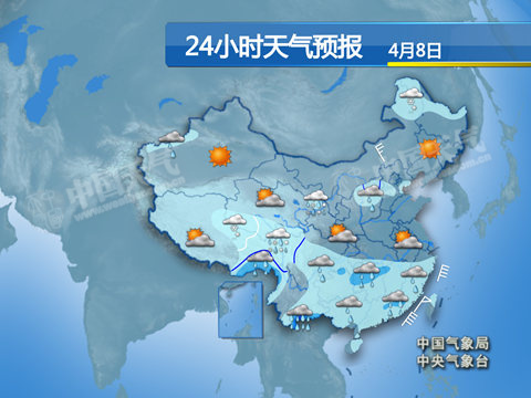 南方持續(xù)低溫陰雨 華北氣溫將重上20℃