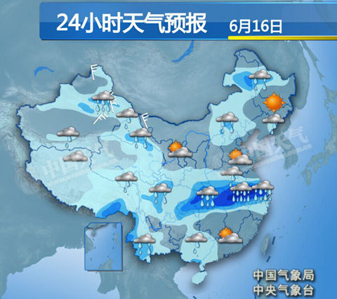 南方3省再迎大暴雨 東北華北降雨增多