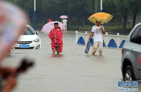 長江中下游地區(qū)強降雨減弱 華北東北多雷陣雨