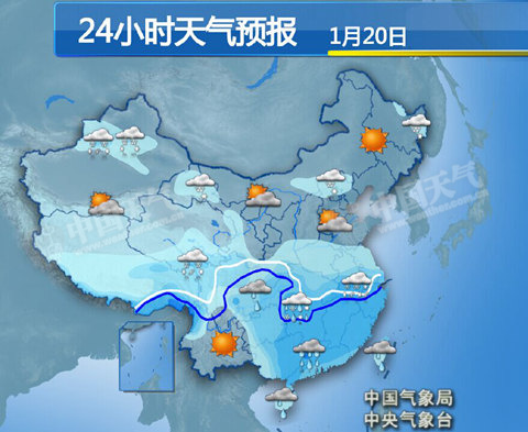 南方7省市有大到暴雪 中東部迎入冬來最冷天